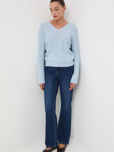 Medicine jeansy damskie kolor niebieski - zdjęcie produktu nr 2