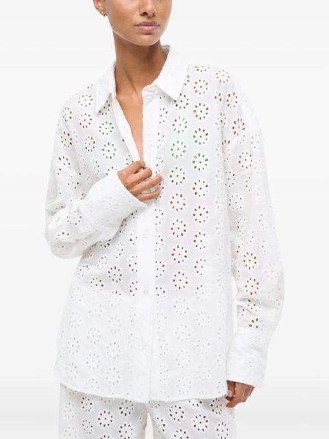 STAUD Colton shirt - White