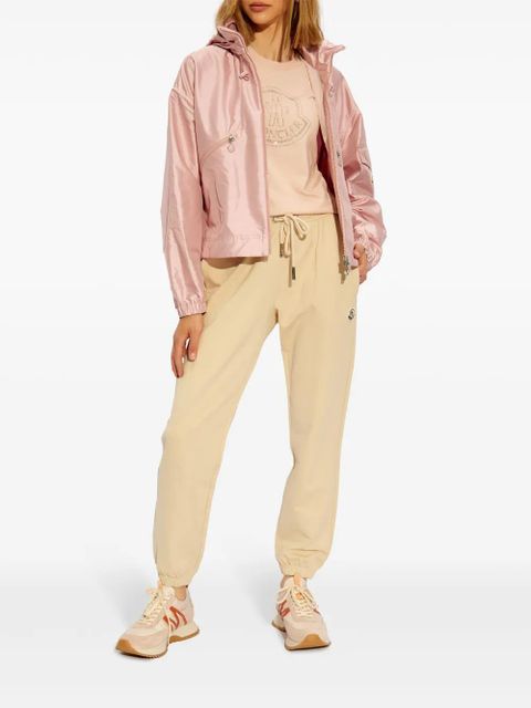 Moncler logo-print cotton T-shirt - Neutrals