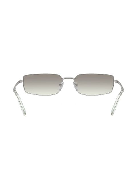 Prada Eyewear Prada PR A60S rectangle sunglasses - Silver