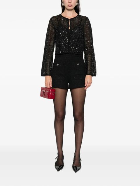 Maje sequin cardigan - Black