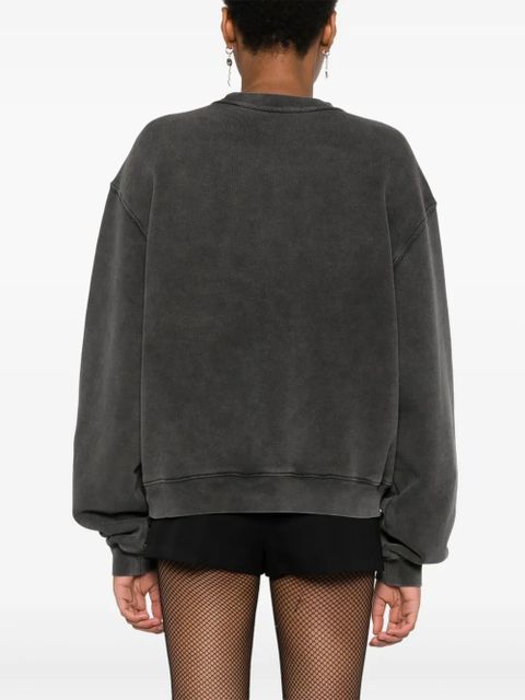 Alexander Wang blade-logo sweatshirt - Grey