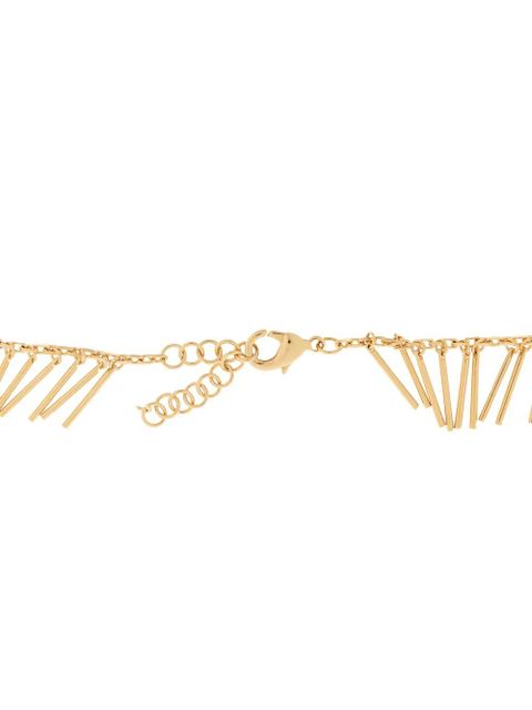 Jil Sander fringed necklace - Gold