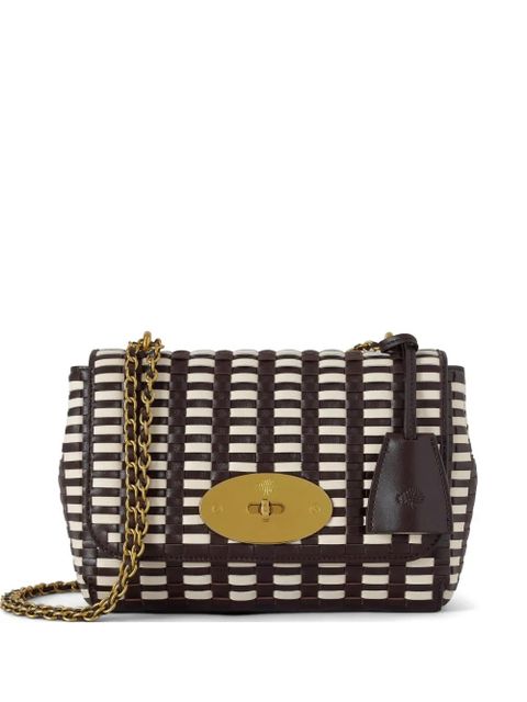 Mulberry Lily woven leather shoulder bag - Brown - zdjęcie produktu nr 1