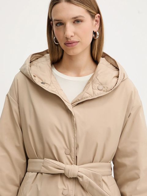 Weekend Max Mara kurtka BANFY kolor beżowy przejściowa 2525496042600