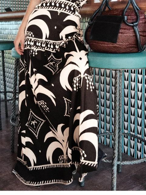 Johanna Ortiz Latin Rhythms patterned dress - Black