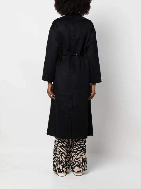 Ba&Sh Kate drawstring wool-blend coat - Black