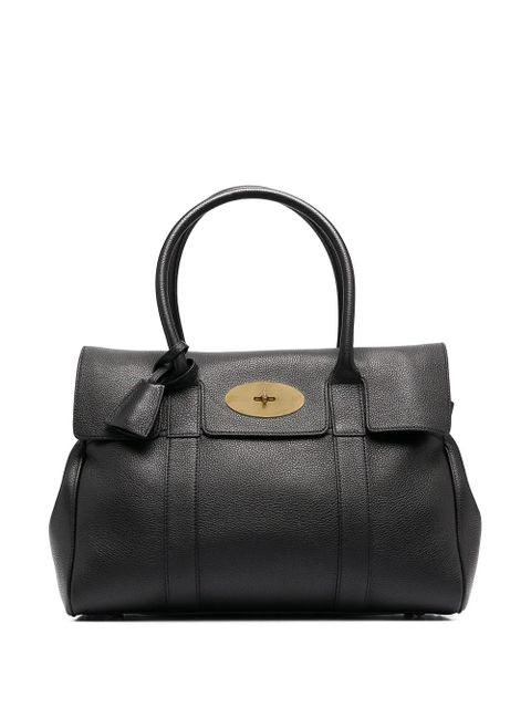 Mulberry Bayswater front-flap closure tote bag - Black - zdjęcie produktu nr 1