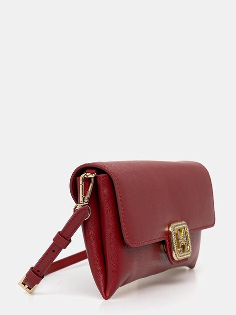 Marella torebka skórzana kolor czerwony 2523519027200 - zdjęcie produktu nr 2