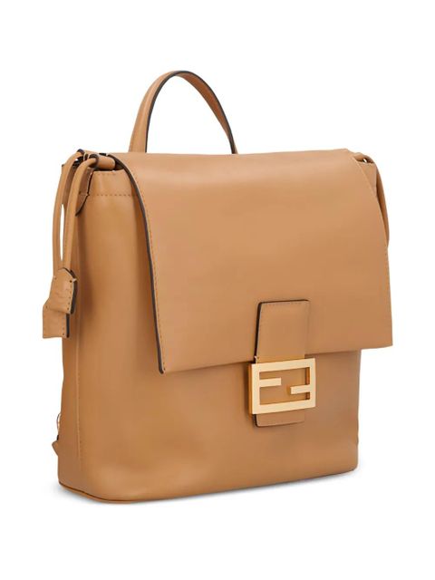 FENDI FF-clasp backpack - Brown