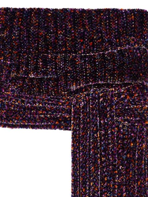 DRIES VAN NOTEN knitted scarf - Purple - zdjęcie produktu nr 2