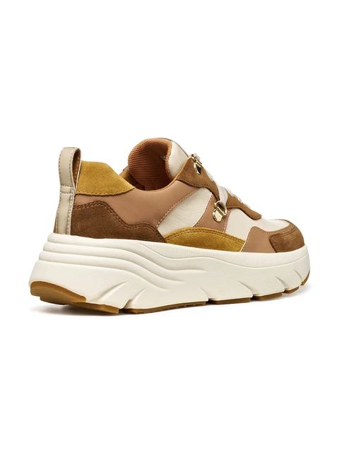 Geox sneakersy D DIAMANTA damskie kolor beżowy D36UFE 022BC C6507