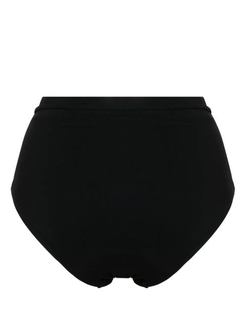 ZIMMERMANN Halliday high-waisted bikini bottoms - Black