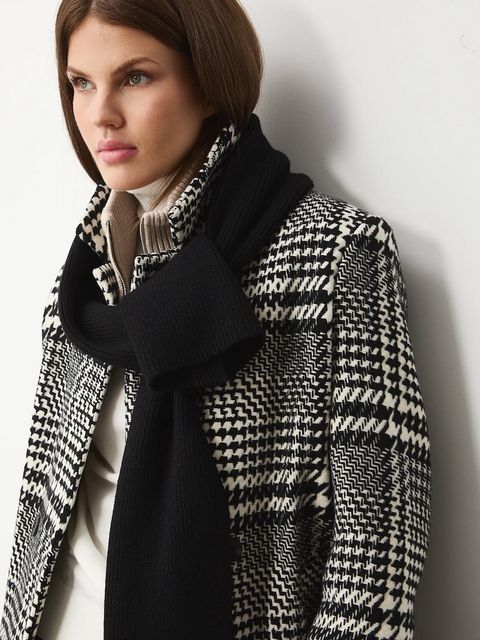 Medicine płaszcz z dodatkiem wełny kolor czarny