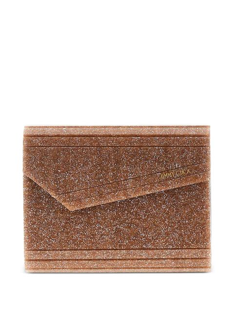 Jimmy Choo Candy metallic clutch bag - Pink - zdjęcie produktu nr 1