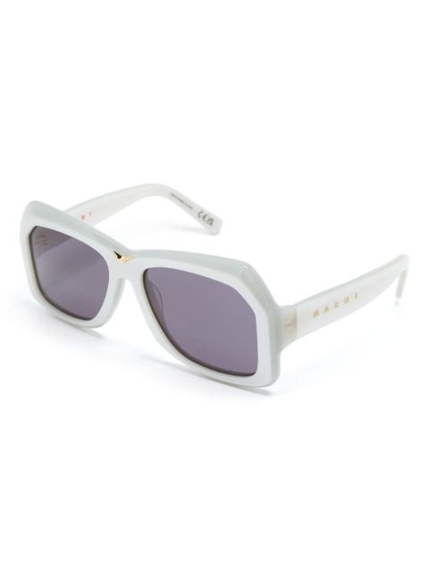 Marni Eyewear oversized-frame tinted sunglasses - Grey - zdjęcie produktu nr 2