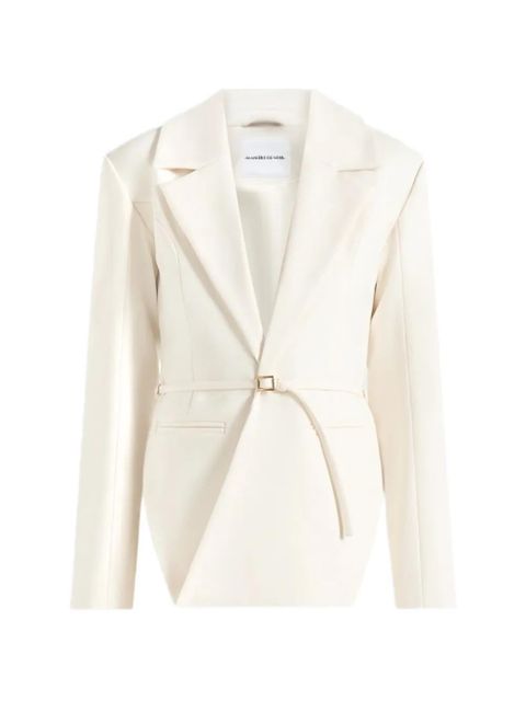Manière De Voir Yuna belted blazer - Neutrals - zdjęcie produktu nr 1
