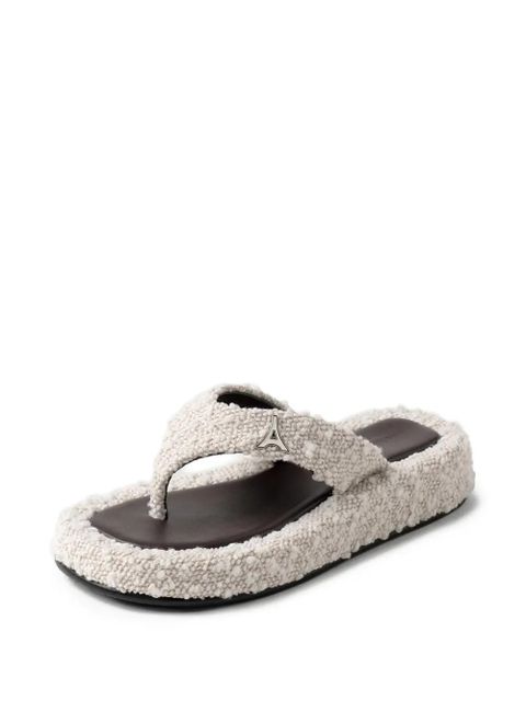 Manière De Voir 40mm Rosalie boucle plaque flatform sandals - Neutrals - zdjęcie produktu nr 2