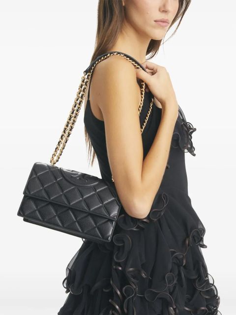 Tory Burch small Fleming shoulder bag - Black