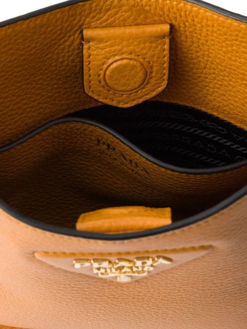 Prada mini leather shoulder bag - Orange