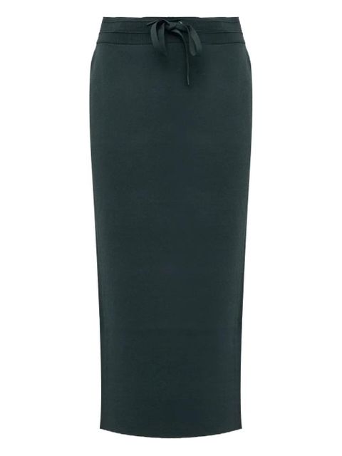 PINKO drawstring side-stripe midi skirt - Green - zdjęcie produktu nr 1