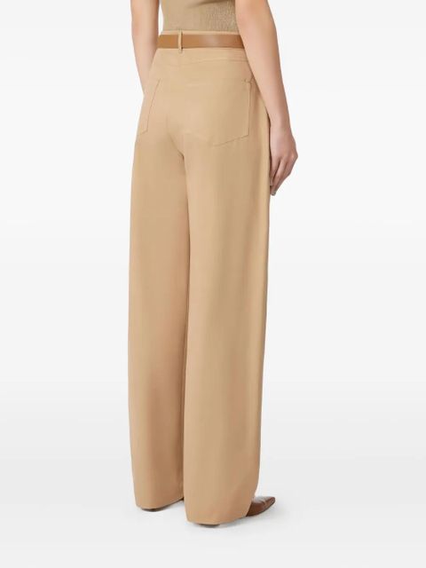 Max Mara belted cotton trousers - Neutrals - zdjęcie produktu nr 2