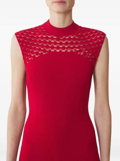 Lanvin sleeveless maxi dress - Red