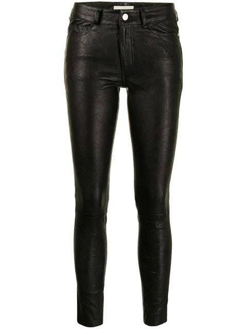 Zadig&Voltaire skinn lambskin trousers - Black - zdjęcie produktu nr 1