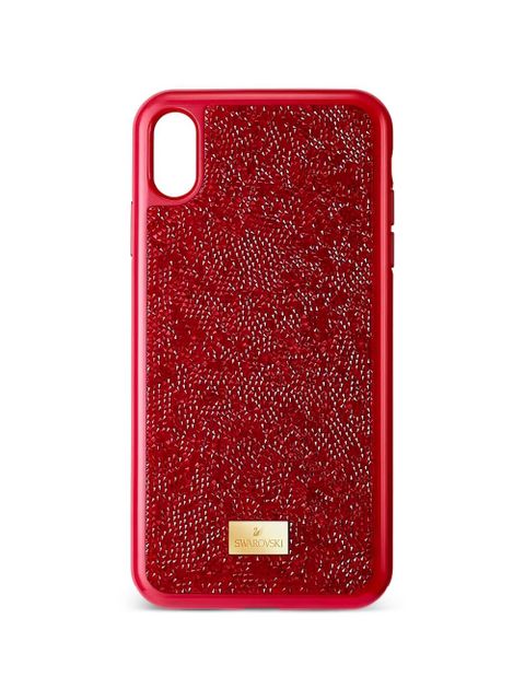 Swarovski embellished iPhone X case - Red - zdjęcie produktu nr 1