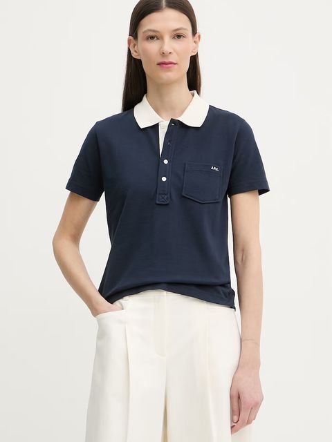 A.P.C. polo damskie bawełniane - zdjęcie produktu nr 2