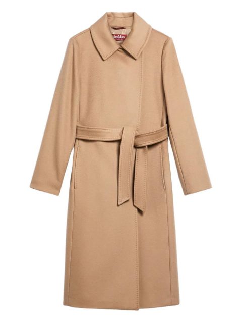 Max Mara belted wool coat - Brown - zdjęcie produktu nr 1