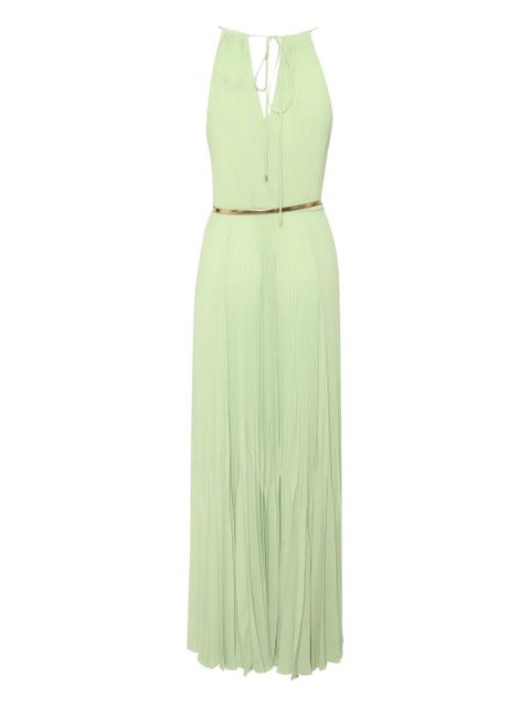 Max Mara pleated halter-neck dress - Green - zdjęcie produktu nr 2