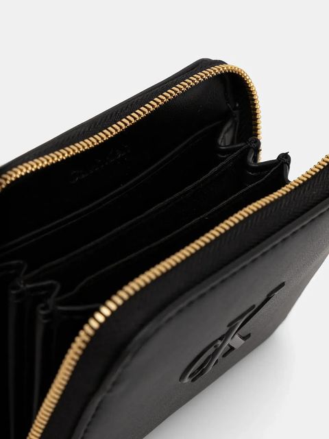 Calvin Klein portfel damski kolor czarny LV04F1026G - zdjęcie produktu nr 2