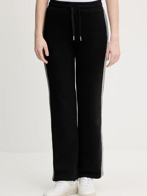 Joop! spodnie dresowe damskie kolor czarny z aplikacją 30100028 - zdjęcie produktu nr 1