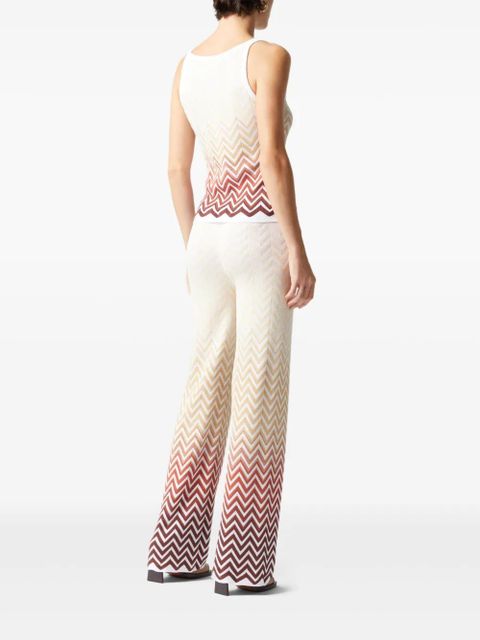 Missoni zigzag trousers - White