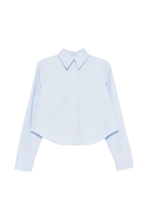 Sportmax pocket crop shirt - Blue - zdjęcie produktu nr 1