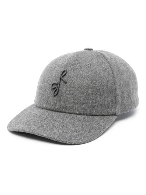 Ruslan Baginskiy logo-embroidered felted cap - Grey - zdjęcie produktu nr 1