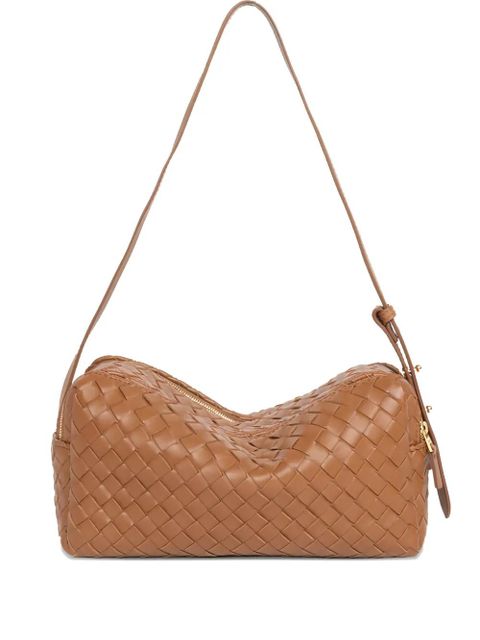 Elleme small Trousse woven-leather shoulder bag - Brown - zdjęcie produktu nr 1