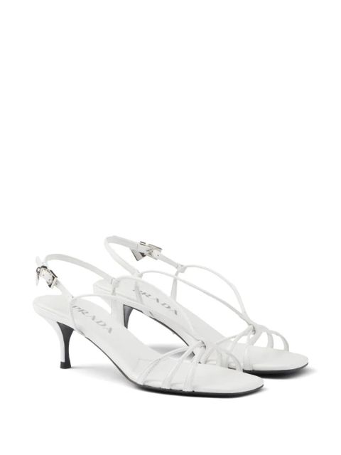 Prada 55mm leather sandals - White - zdjęcie produktu nr 2