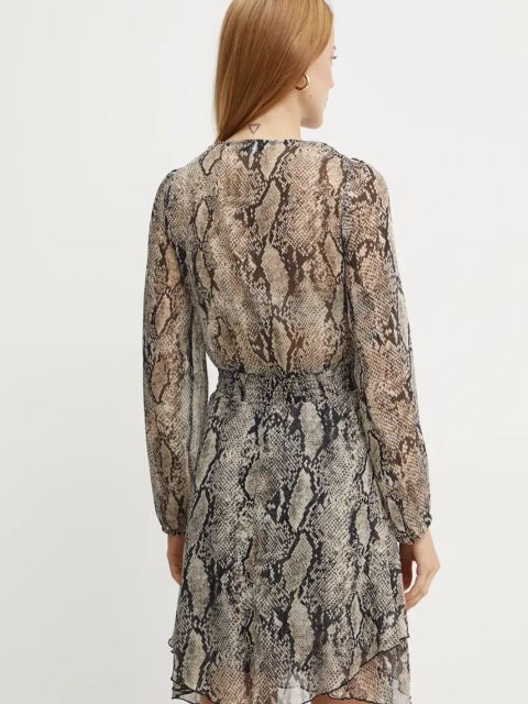 Morgan sukienka RIPYTH kolor czarny mini rozkloszowana RIPYTH