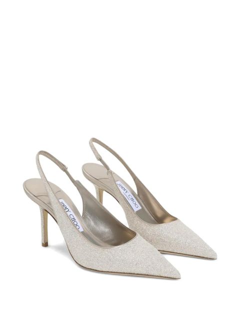 Jimmy Choo slingback point-toe pumps - Silver - zdjęcie produktu nr 2