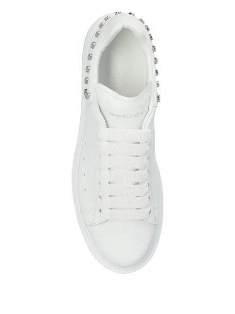 Alexander McQueen Oversized stud-embellished platform sneakers - White - zdjęcie produktu nr 2