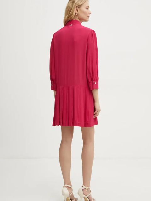 Liu Jo sukienka kolor różowy mini rozkloszowana WA5013.T2578