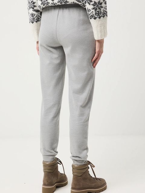 Medicine spodnie dresowe damskie kolor szary melanżowe