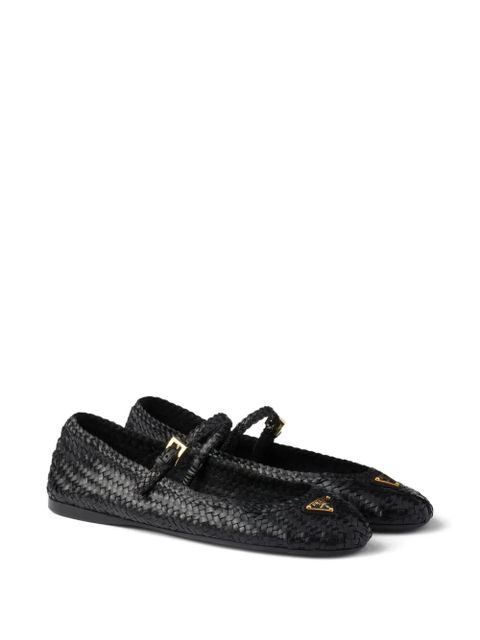 Prada mesh ballet flats - Black