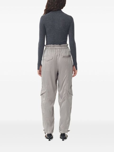 GANNI high-waisted trousers - Grey - zdjęcie produktu nr 2