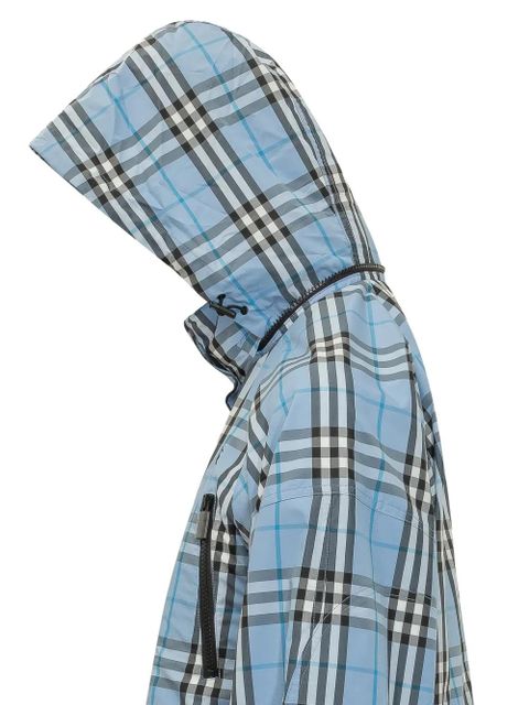 Burberry LAYHAM checked jacket - Blue