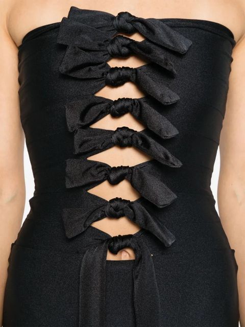 Coperni knot-detail jersey dress - Black