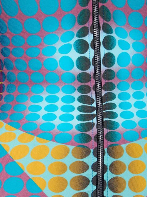 Jean Paul Gaultier polka-dot jumpsuit - Blue