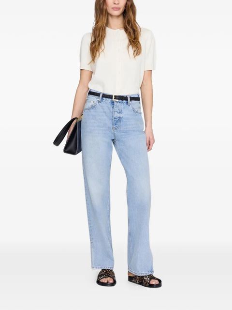 ANINE BING Emi leopard-print sandals - Brown